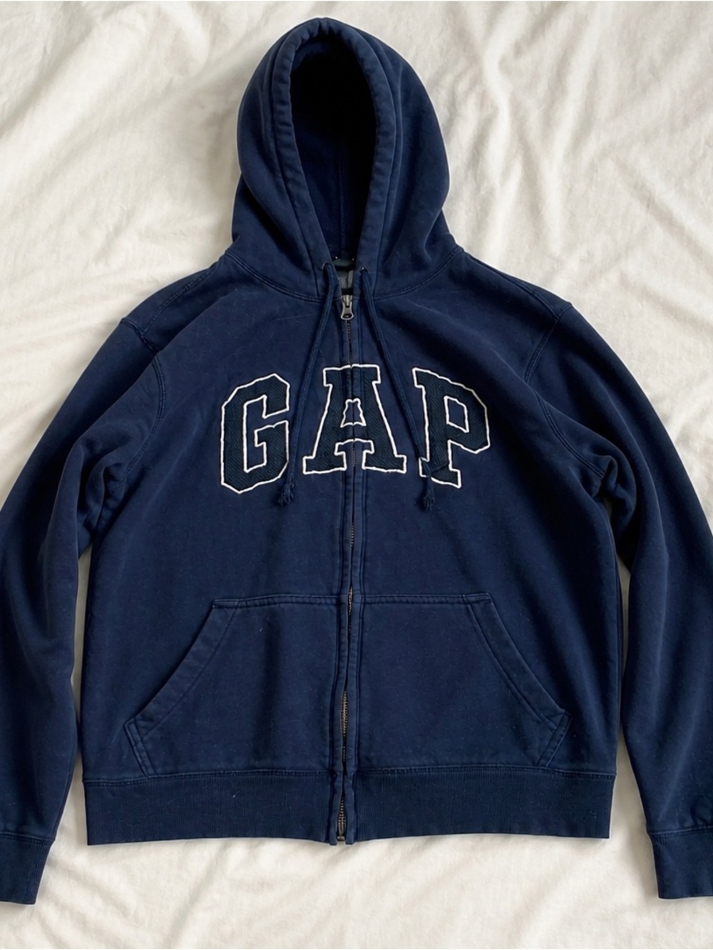 GAP Navy Full-Zip Hoodie with Logo